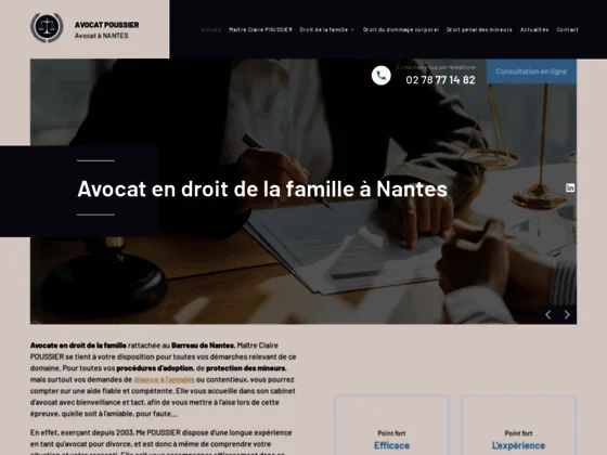 Pour votre procédure de divorce, faites appel à Maître Claire Poussier, avocat en droit de