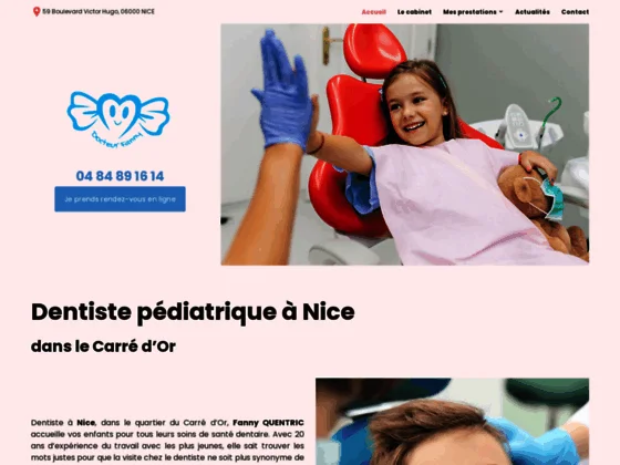 Des soins dentaires pour enfants à Nice