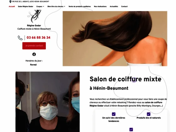 Prenez rendez-vous avec la coiffeuse Régine Godar à Hénin-Beaumont