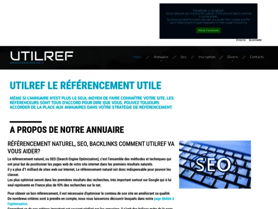 Utilref, un annuaire généraliste qui améliore le référencement naturel.