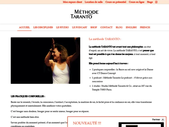 Cours yoga à paris avec le Studio Méthode Taranto & Co