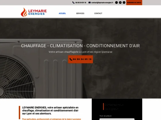 Entreprise de climatisation à Lyon et sa région - Leymarie Energies