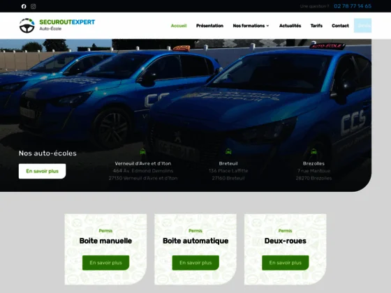 Formez-vous au permis B à l’auto-école SECUROUT EXPERT à Verneuil-sur-Avre 