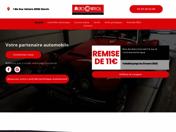 Centre de Contrôle Technique dans le 59