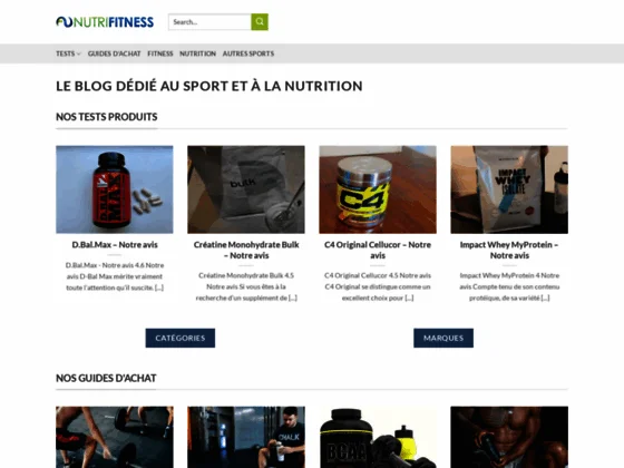 Site nutrition sportive