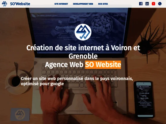 Agence Web SO Website, création de site internet Voiron Grenoble Bourgoin-Jallieu