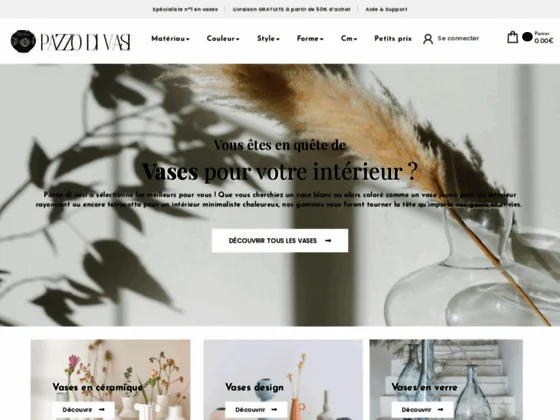 Pazzo di vasi votre boutique spécialisée en vases