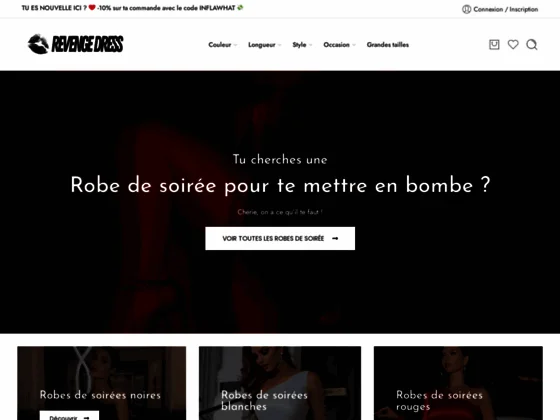 Trouvez une robe de soirée sur Revenge Dress
