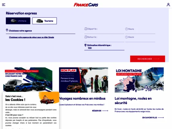 Location véhicules : location de voitures et utilitaires - France Cars