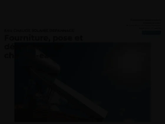 Eau chaude solaire depannage