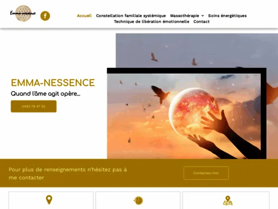 Massages métamorphiques à Tournai, Emma-nessence