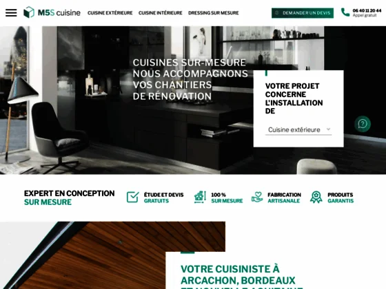 Cuisiniste Arcachon sur mesure devis gratuit – M5S Cuisine
