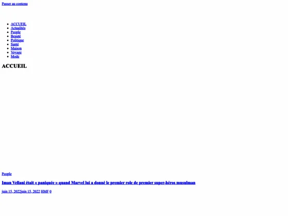 Portail d'informations