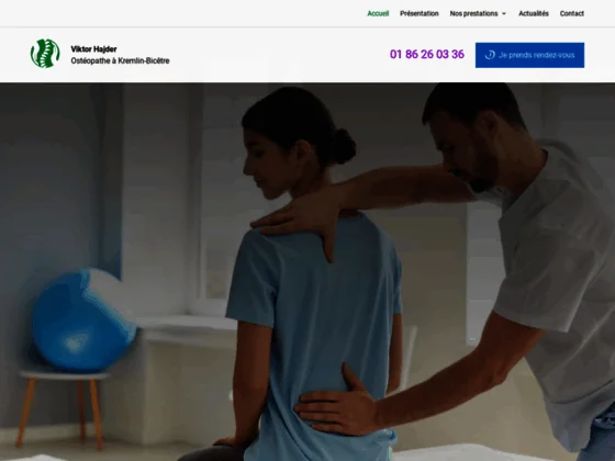 Contactez Viktor Hajder pour une séance d’ostéopathie au Kremlin-Bicêtre