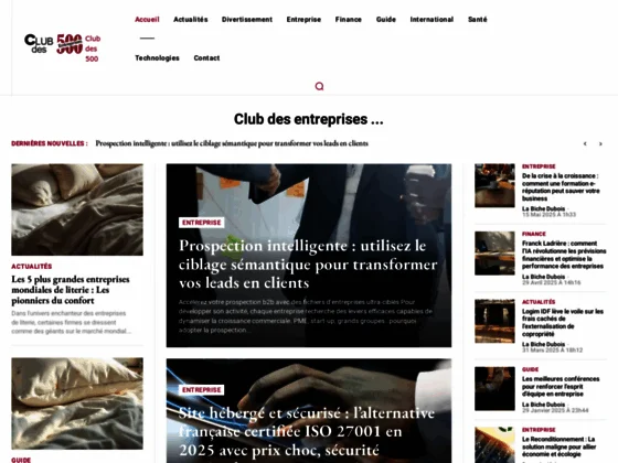 Clubs entreprises françaises