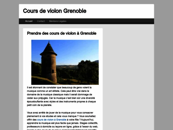 Cours de violon à Grenoble