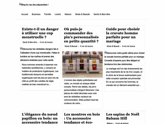 Au ras des Pâquerettes