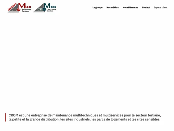 Groupe CROM - Maintenance Technique et Multi-Services