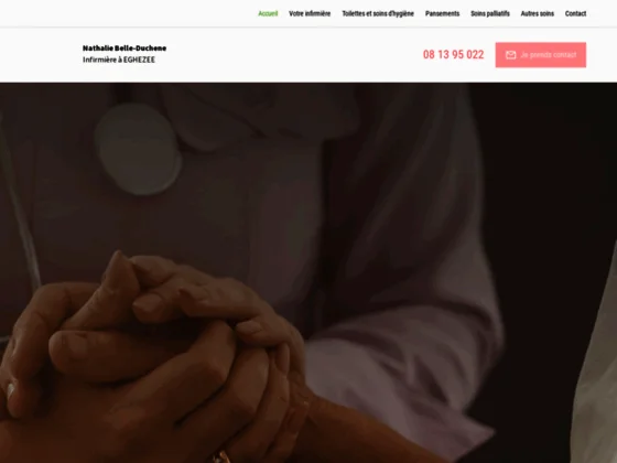 Nathalie Belle-Duchene, infirmière, intervient 24 h/24 à Éghezée pour des soins palliatifs