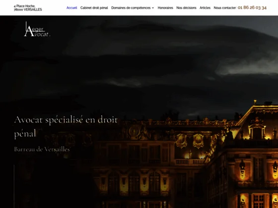 Léger Avocat, cabinet en droit pénal à Versailles