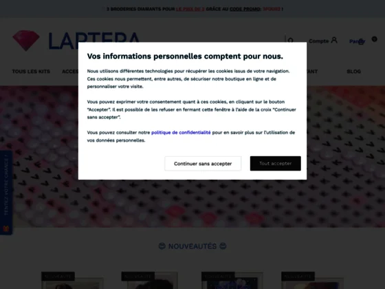 Boutique de broderie diamant - Lartera