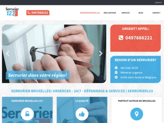 Serrurier 123 : dépannage de serrures et installation de menuiseries à Bruxelles