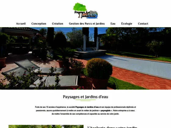 Paysages et jardins d'eau