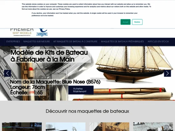 Maquette de bateau sur mesure