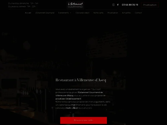 Privatisez le restaurant estaminet Gourmand pour votre anniversaire près de Lille