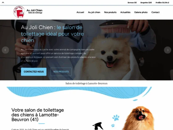 Toiletteuse pour chiens Lamotte-Beuvron