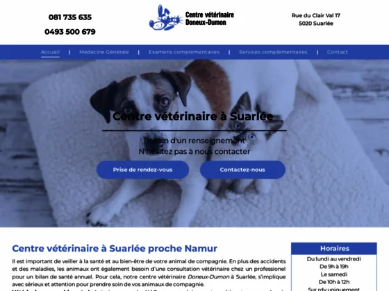 Médecine vétérinaire à Namur, Doneux-Dumon