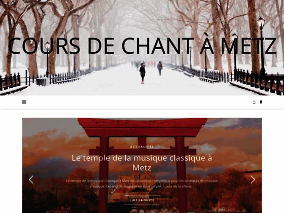 cours de chant à Metz