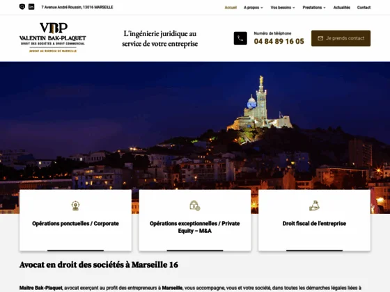Obtenez des conseils juridiques pour votre entreprise, avec Me Bak-Plaquet à Marseille 16