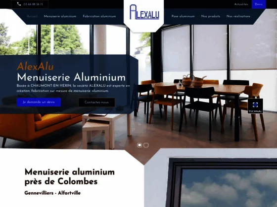 Alex Alu, menuiserie alu dans l'Oise et Île-de-France