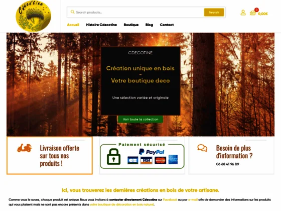 La boutique décoration en bois