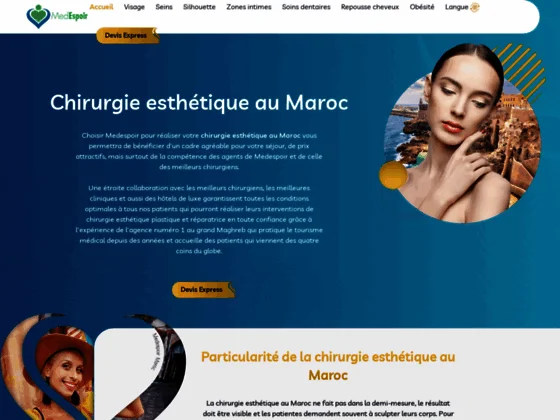 Chirurgie esthetique Maroc