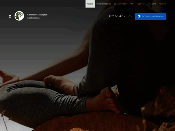 Séance de sophrologie avec Christelle Tassignon en Belgique en province de Namur