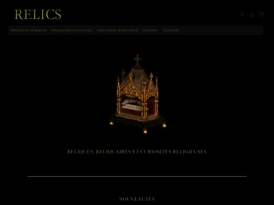 Relics, Le spécialiste de objet d'art, reliques et reliquaires