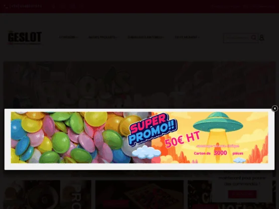 Geslot, spécialiste de la confiserie vrac