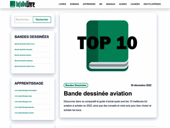 Un bon comparatif pour choisir vos livres