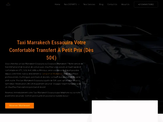 Taxi Marrakech Casablanca avec ManzaTaxi