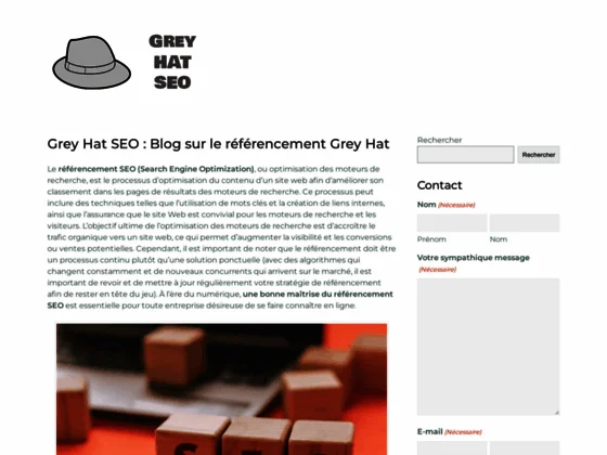 Blog Grey Hat Seo