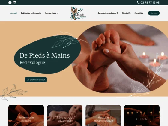 Profitez d'une séance de réflexologie plantaire avec Valérie GAUDIN près de Rennes