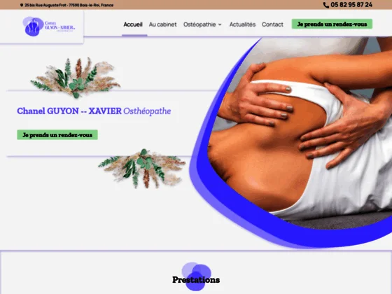 Osteopathe-guyonxavier.fr 