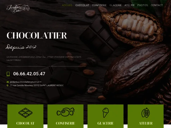 Jordan Bac chocolatier