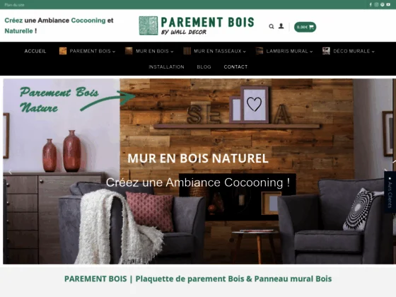 PAREMENT BOIS, vente de panneaux muraux acoustiques