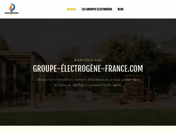 Groupes électrogènes