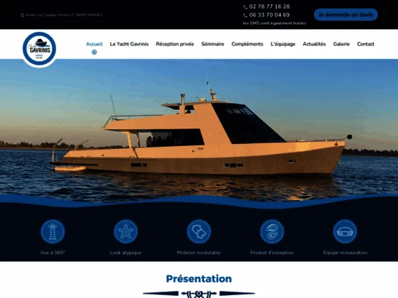 Location d'un Yacht pour vos évènements 