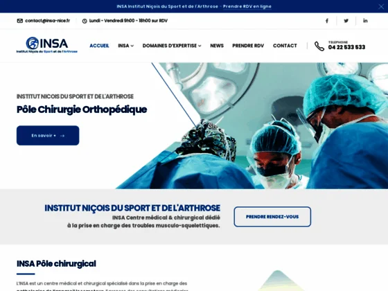 Le centre médical et chirurgical pour les pathologies de l'appareil locomoteur