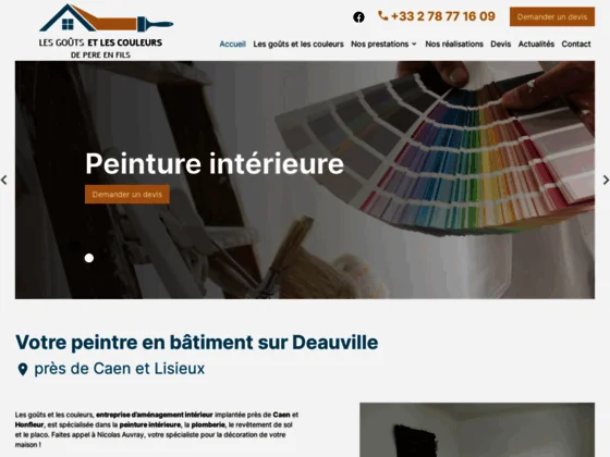 Peintre en bâtiment près de Caen